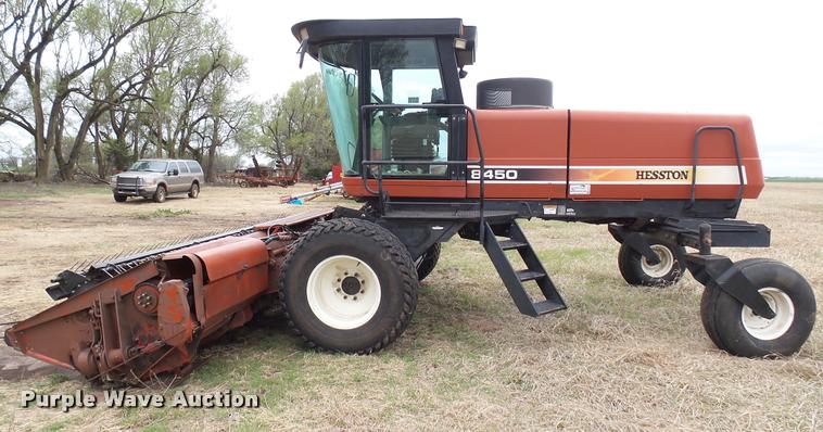 image for item DA2231 Hesston 8450 self-propelled windrower