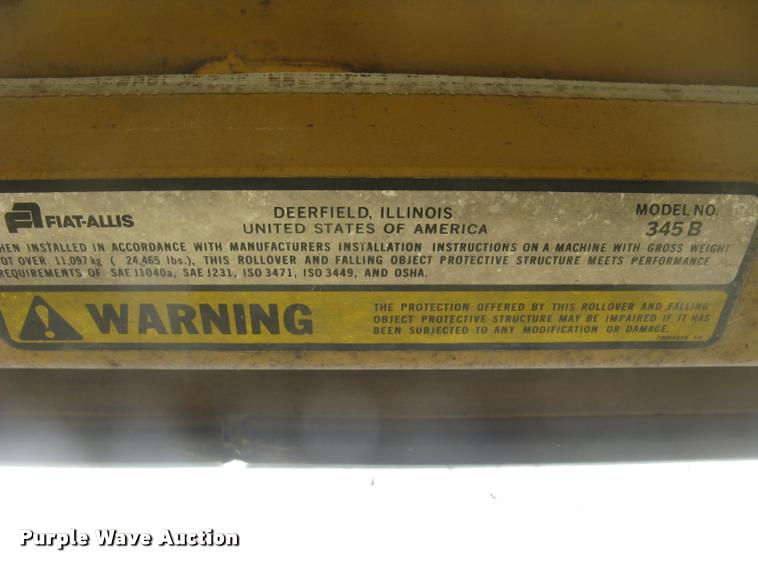 image for item DA2241 1982 Fiat-Allis 345B wheel loader