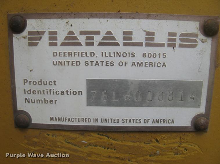 image for item DA2241 1982 Fiat-Allis 345B wheel loader