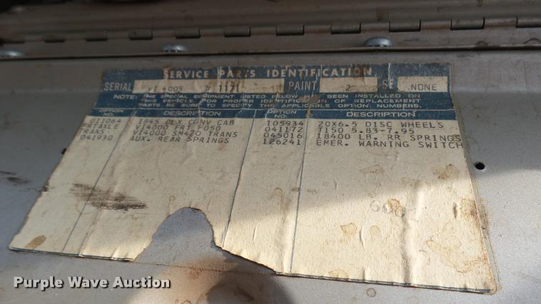 image for item DA2244 1966 GMC 4000 grain truck