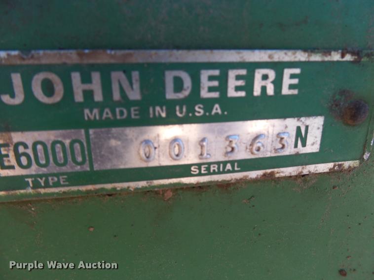 image for item DA3446 John Deere 6000 self-propelled sprayer