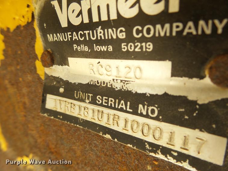 image for item DA3449 Vermeer RC9120 mower conditioner