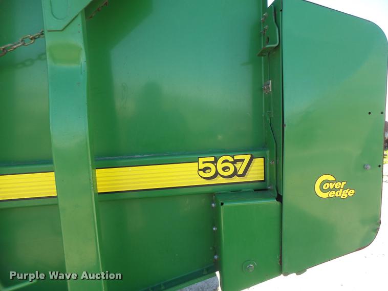 image for item DA3450 2003 John Deere 567 round baler