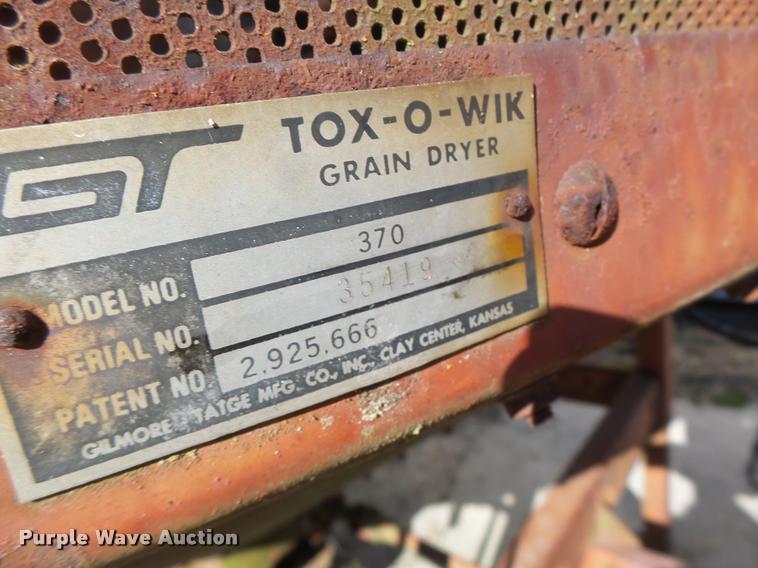 image for item DA3455 GT Tox-o-Wik 370 grain dryer