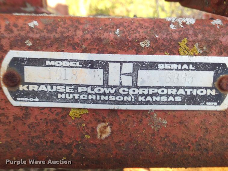 image for item DA6034 Krause 1913 double off-set disk