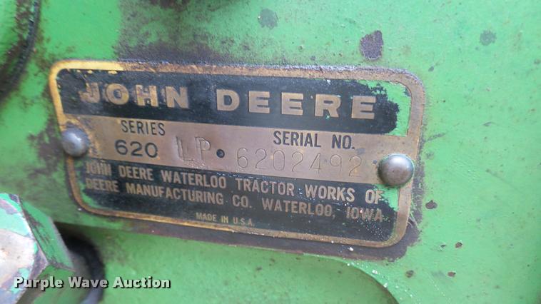 image for item DA7750 John Deere 620 tractor