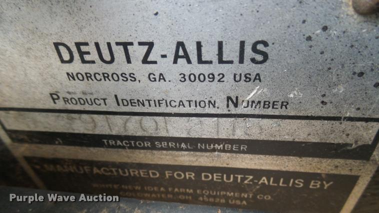image for item DA7754 Deutz Allis 9170 MFWD tractor