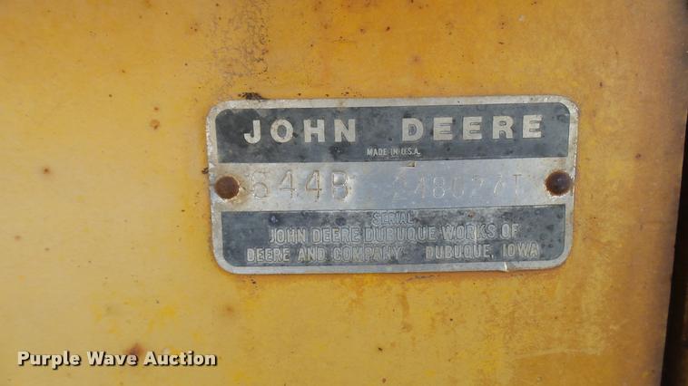 image for item DA7770 1976 John Deere 644B wheel loader