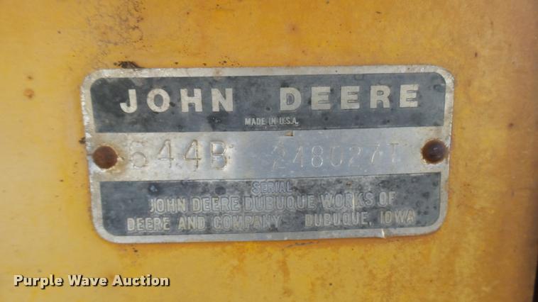 image for item DA7770 1976 John Deere 644B wheel loader