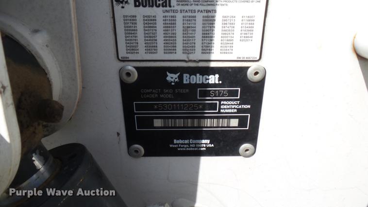 image for item DA7771 2005 Bobcat S175 skid steer