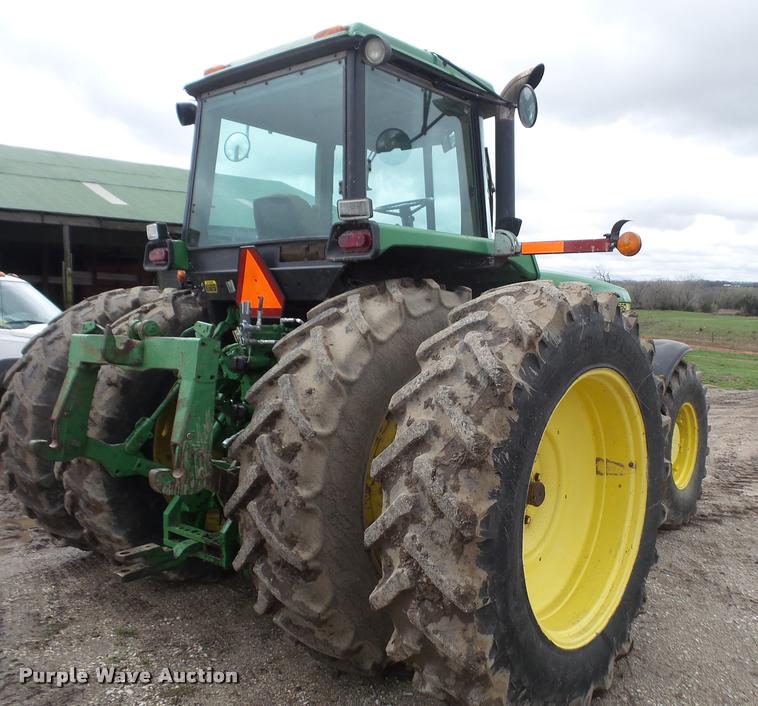 image for item DA8017 1992 John Deere 4960 MFWD tractor