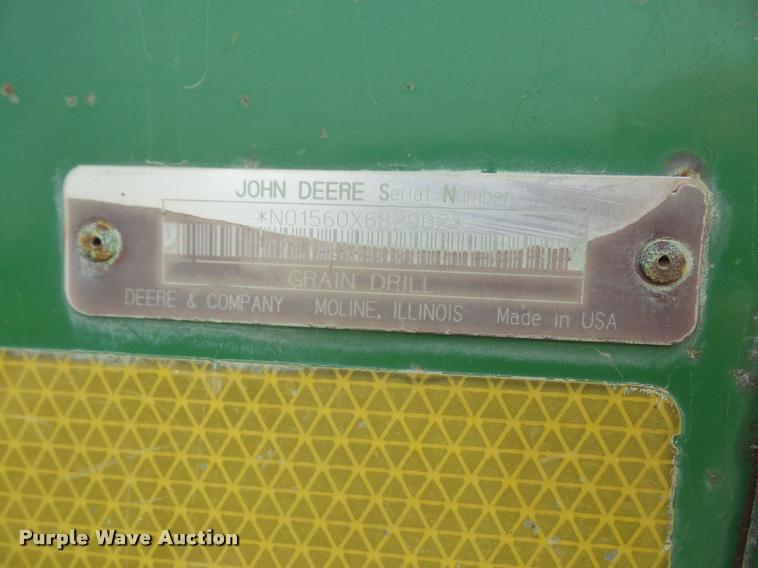 image for item DA8087 John Deere 1560 no-till grain drill