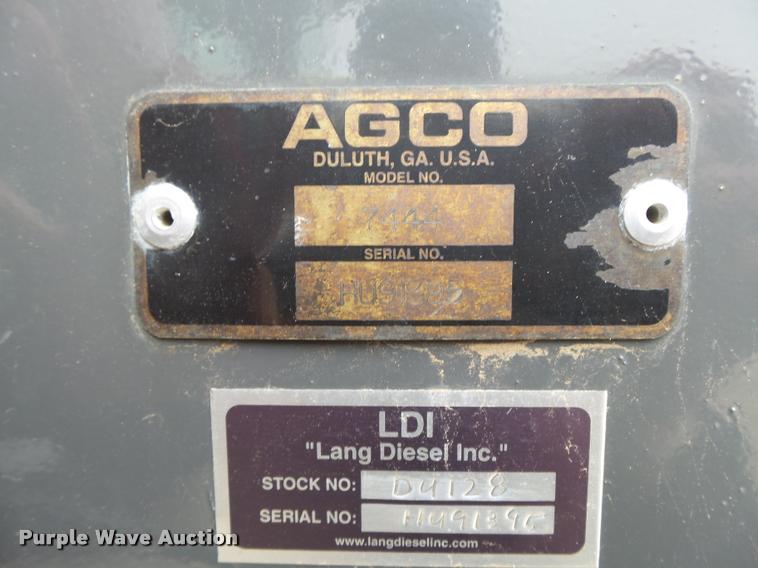 image for item DB2501 2009 Hesston 7444 square baler