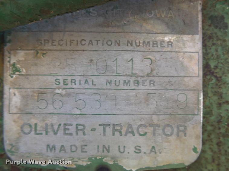 image for item DB2516 Oliver Super 55 tractor