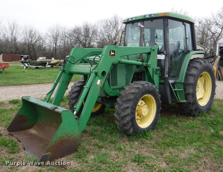 image for item DB3880 1995 John Deere 6400 MFWD tractor