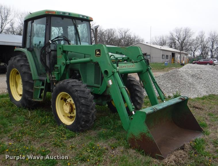 image for item DB3880 1995 John Deere 6400 MFWD tractor