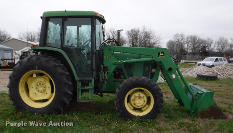 image for item DB3880 1995 John Deere 6400 MFWD tractor
