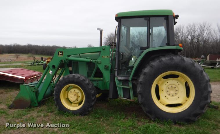 image for item DB3880 1995 John Deere 6400 MFWD tractor