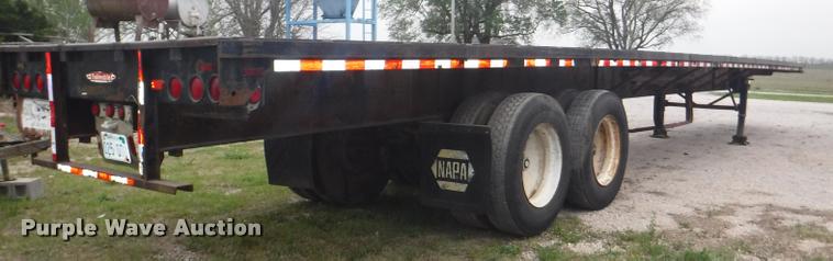 image for item DB3906 1988 Trailmobile F71T-6VAA flatbed trailer