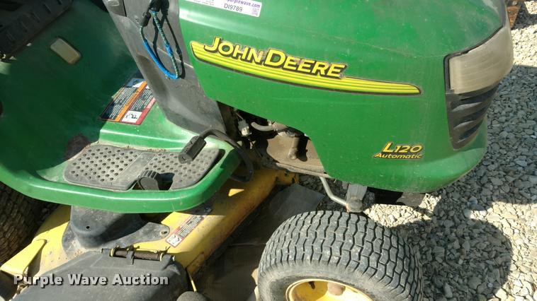 image for item DI9789 John Deere L120 lawn mower