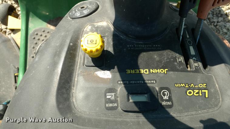 image for item DI9789 John Deere L120 lawn mower