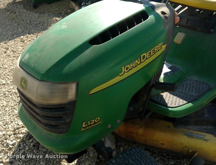 image for item DI9789 John Deere L120 lawn mower