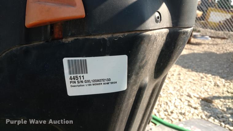 image for item DI9789 John Deere L120 lawn mower
