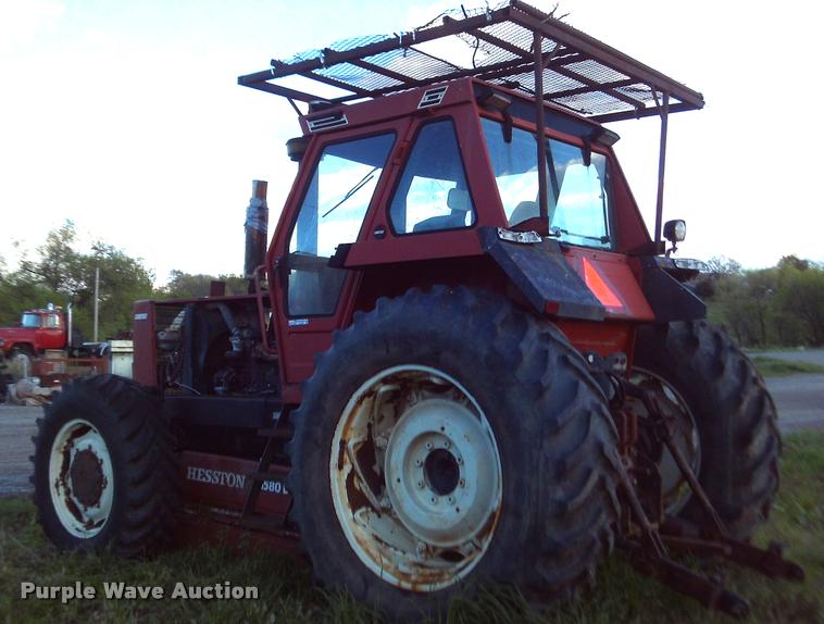 image for item DJ9784 Fiat Hesston 1580DT MFWD tractor