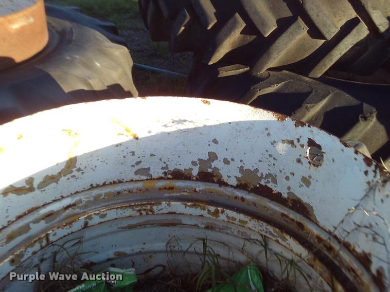 image for item DJ9787 (2) Goodyear 20.8-38 clamp-on dual tires and wheels