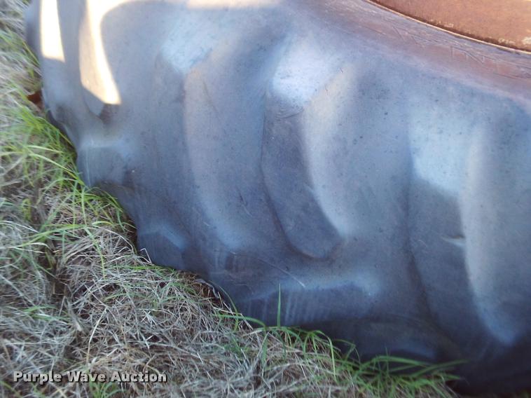 image for item DJ9787 (2) Goodyear 20.8-38 clamp-on dual tires and wheels