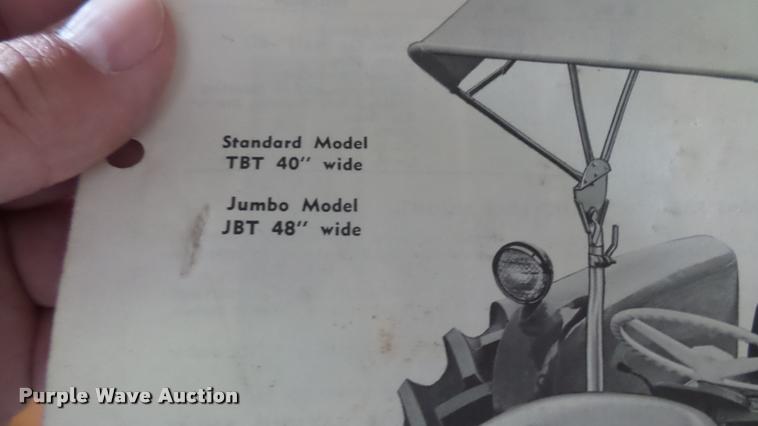 image for item DM9141 Snowco tractor canopy