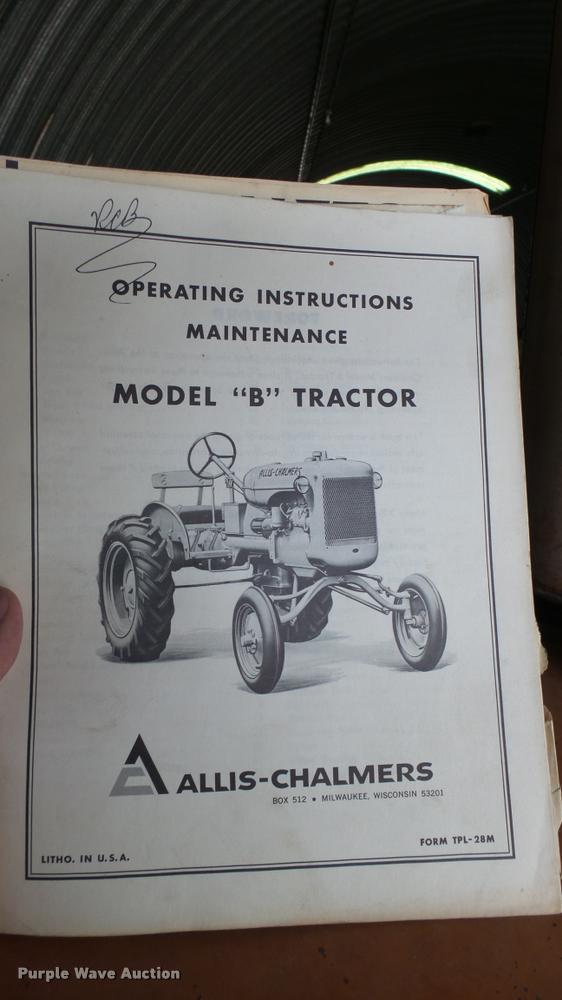 image for item DM9182 1949 Allis Chalmers C tractor