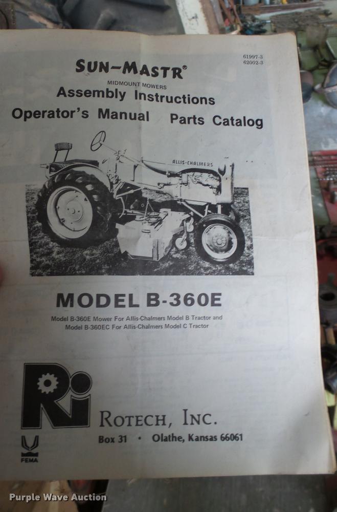 image for item DM9182 1949 Allis Chalmers C tractor
