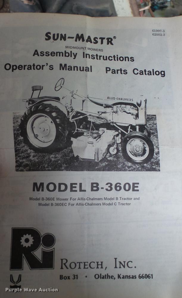 image for item DM9182 1949 Allis Chalmers C tractor