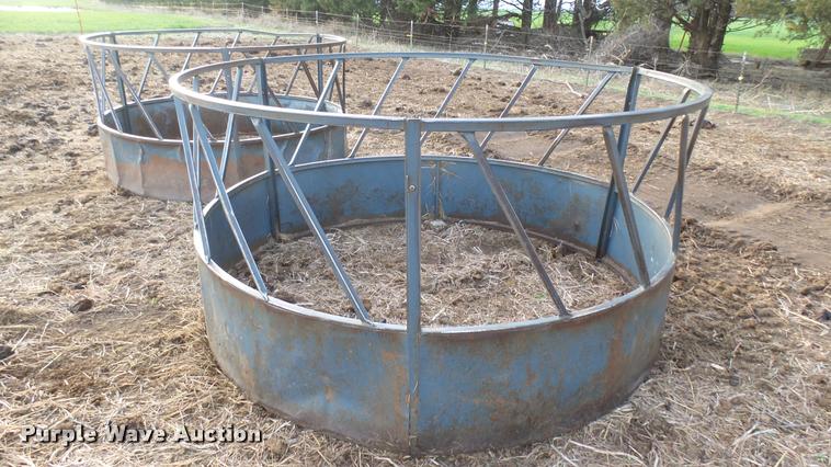 image for item DS9106 (3) steel hay feeders