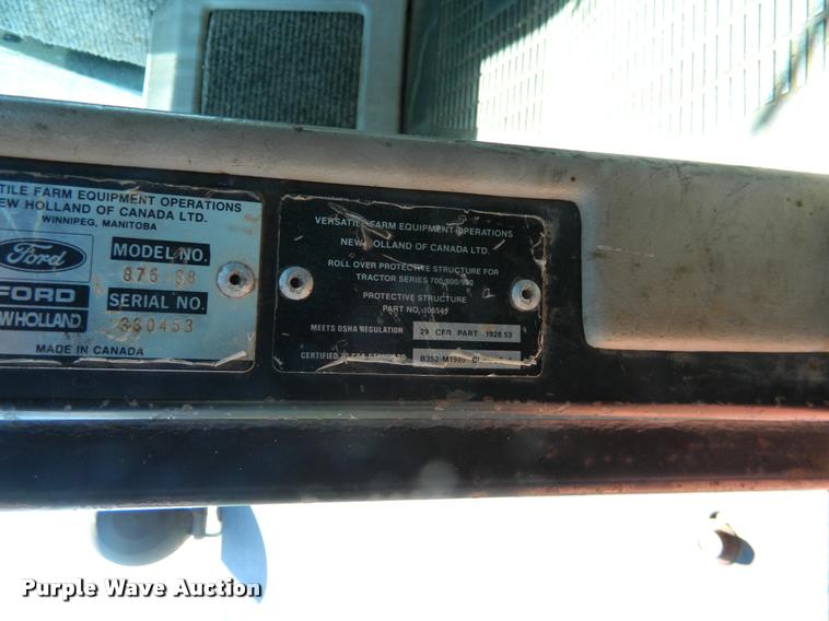 image for item K2580 1988 Versatile 876 Designation 6 4WD tractor