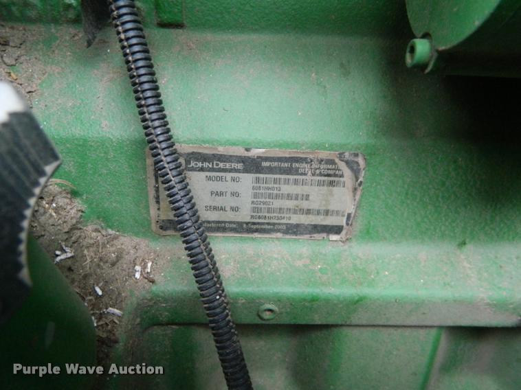image for item K2601 2004 John Deere 9660 STS combine