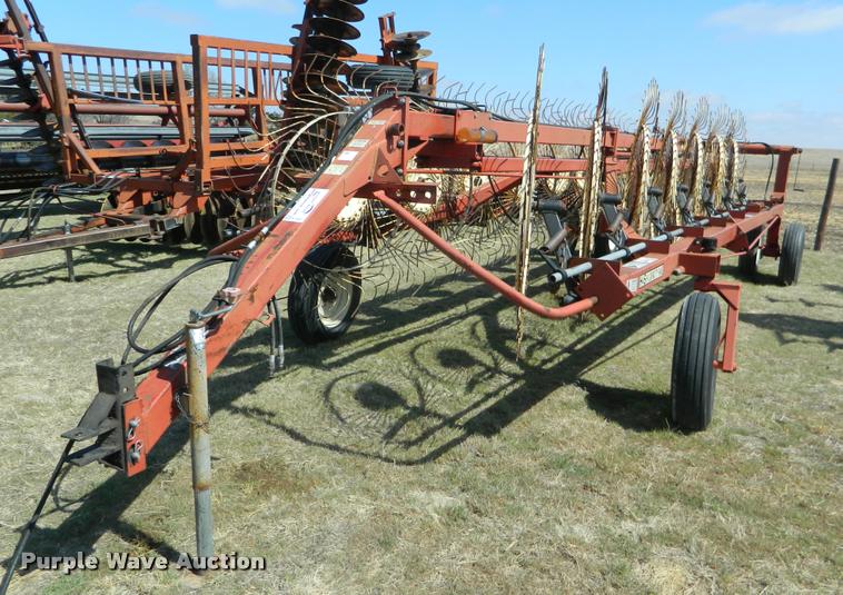 image for item K2661 H&S high capacity hay rake