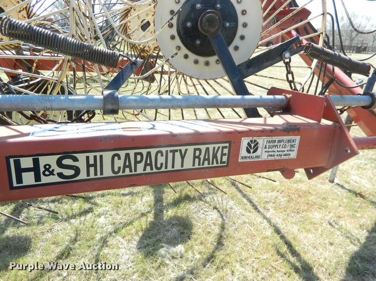 image for item K2661 H&S high capacity hay rake