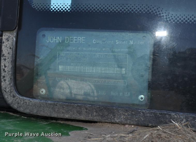 image for item K3995 1997 John Deere 8400 MFWD tractor