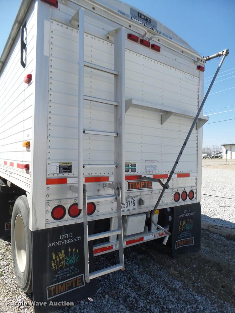 image for item DA0612 2010 Timpte double hopper grain trailer