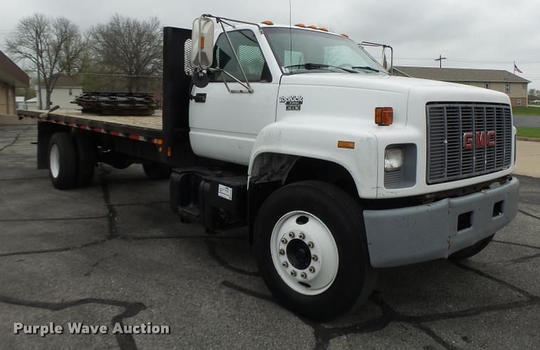 image for item DB1304 1994 GMC TopKick flatbed truck