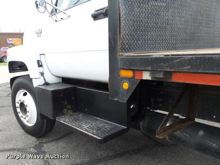 image for item DB1304 1994 GMC TopKick flatbed truck