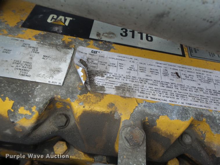 image for item DB1304 1994 GMC TopKick flatbed truck