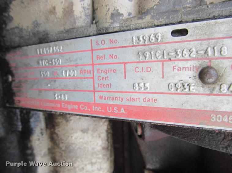 image for item K4948 1988 Peterbilt 377 semi truck