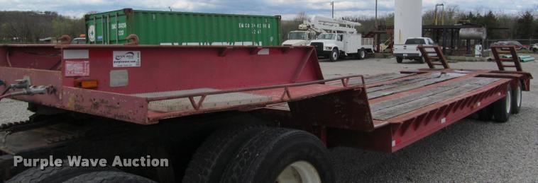 image for item K4949 1979 Holden drop deck equipment trailer