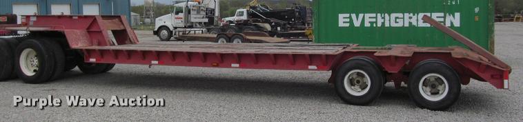 image for item K4949 1979 Holden drop deck equipment trailer