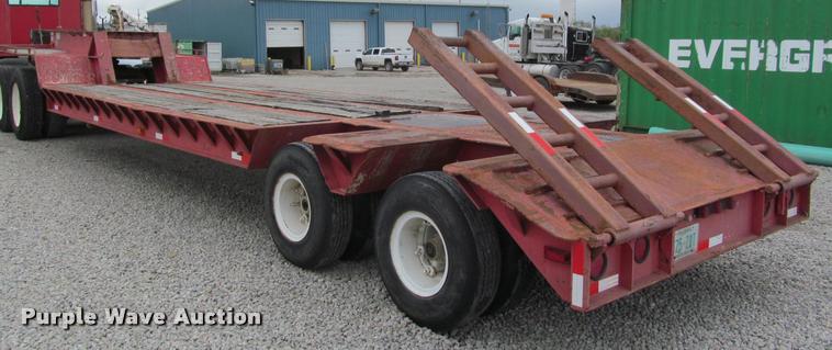 image for item K4949 1979 Holden drop deck equipment trailer