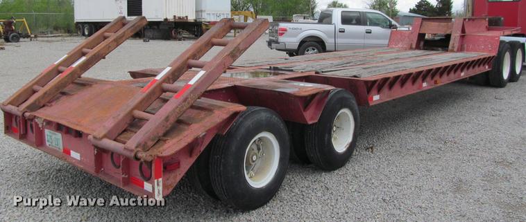 image for item K4949 1979 Holden drop deck equipment trailer