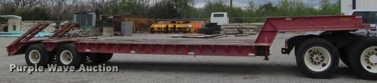 image for item K4949 1979 Holden drop deck equipment trailer